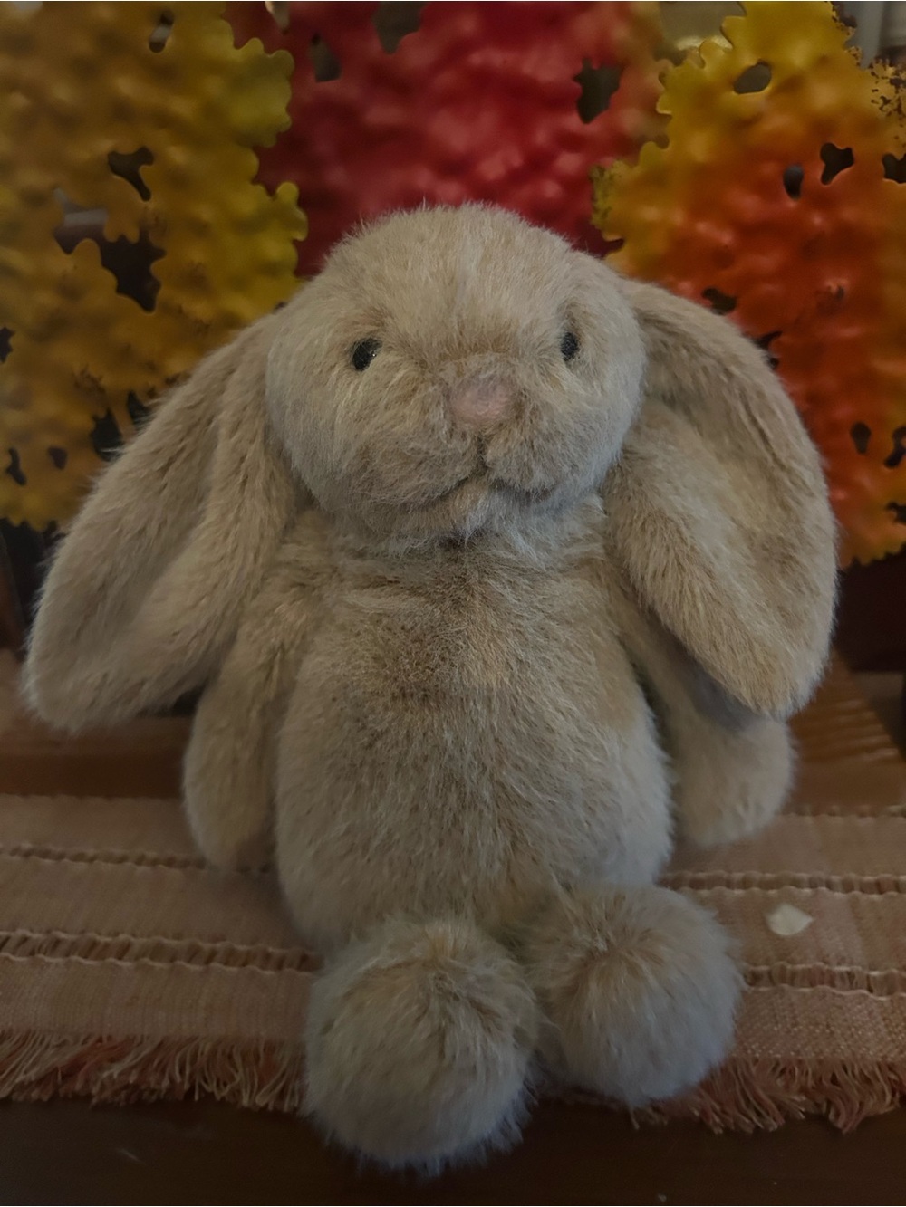 Jellycat Beige Plush Bunny with Long Floppy Ears